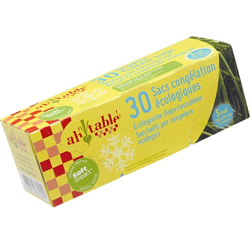 Fryseposer af bioplastik 30 stk 1L