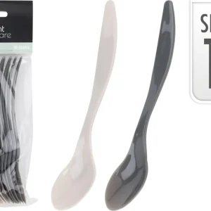 Genanvendelige skeer 14 cm 12 stk. - sort og hvid