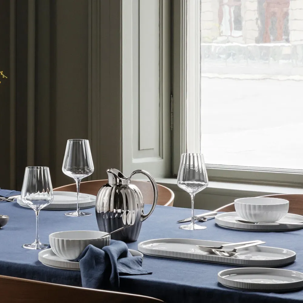 Georg Jensen - Bernadotte - Hvidvinsglas - 43 cl - 6 stk.
