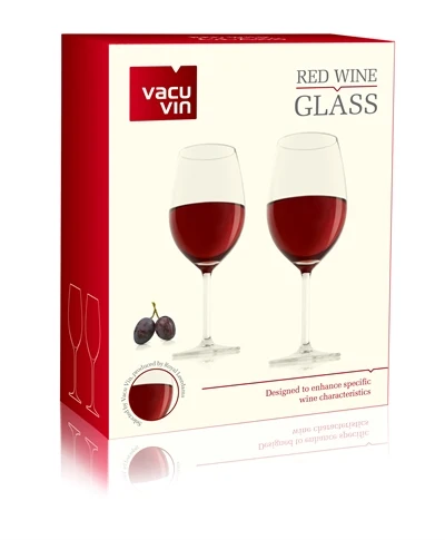 Glass Wine Red Set 2