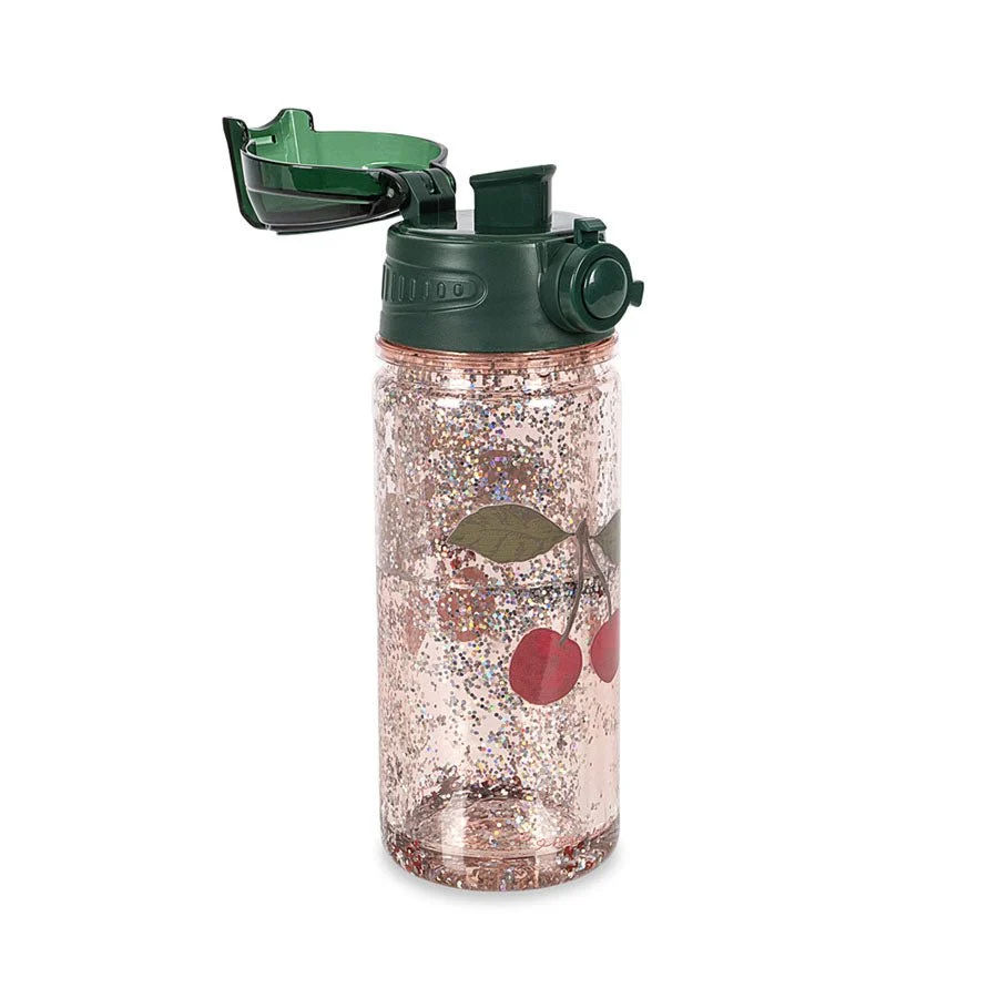 Glitter Drikkedunk med Cherry Glitter