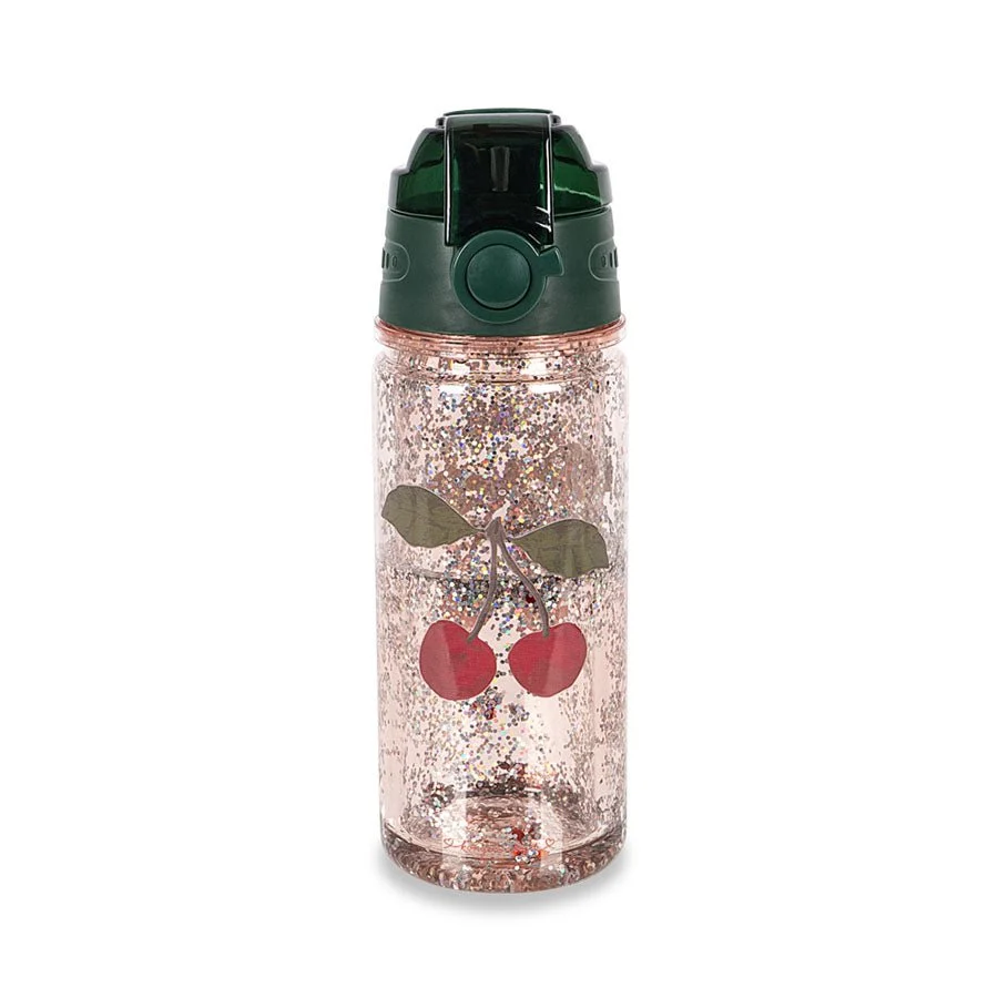 Glitter Drikkedunk med Cherry Glitter
