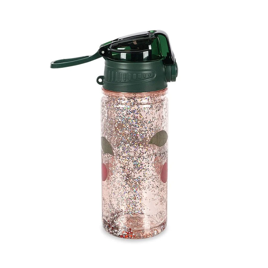 Glitter Drikkedunk med Cherry Glitter