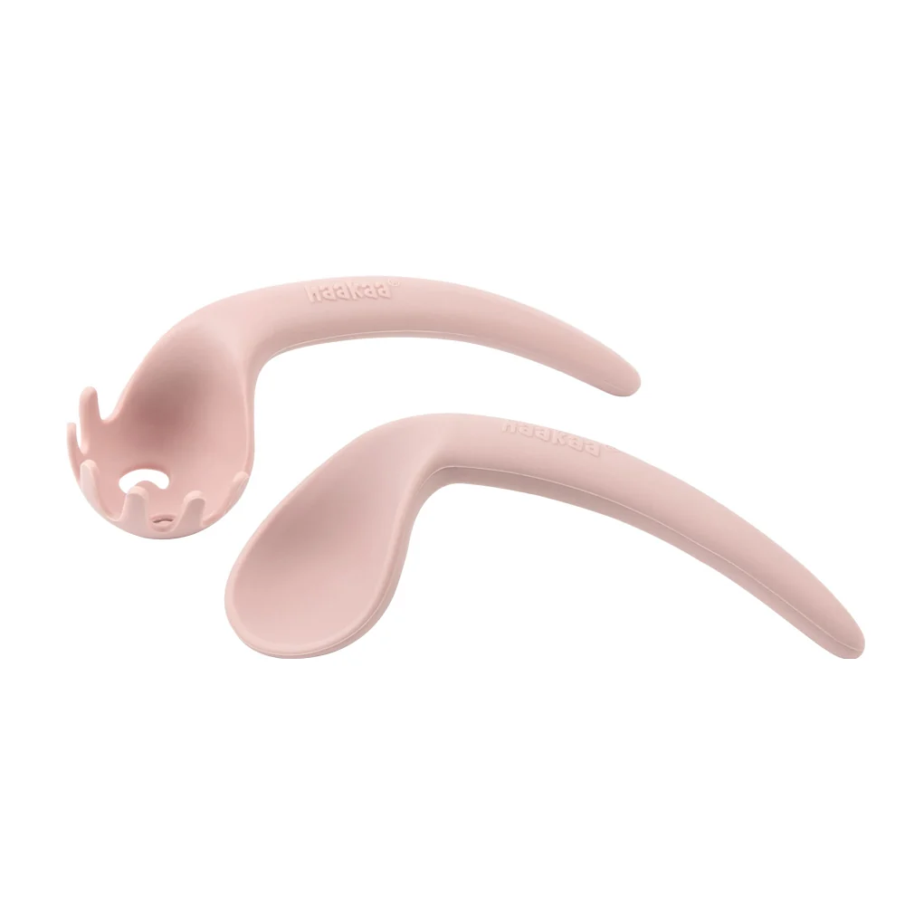 haakaa Silikone Ske sæt - Blush