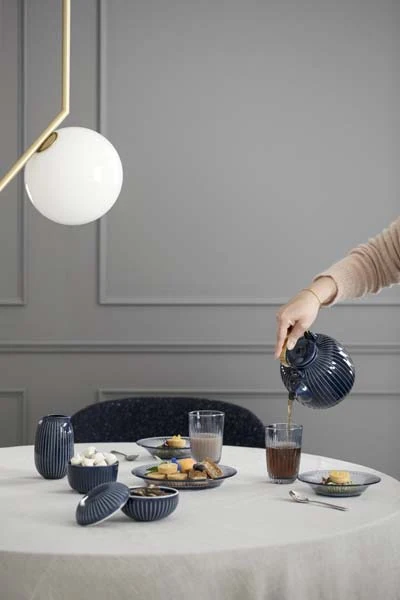 Hammershøi skål, indigo - Ø:13cm.