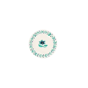 Hibiscus Ceramic Trinket fad, grøn - Ø14,5cm.