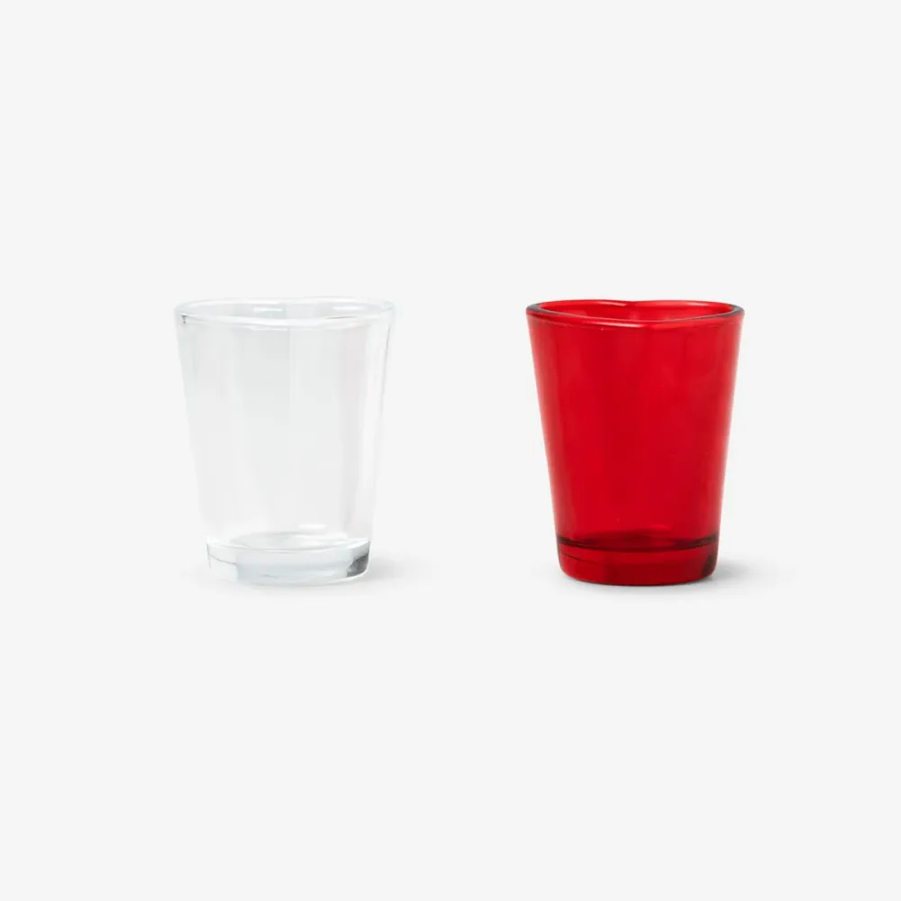 Hjerte shotglas - 2 stk.
