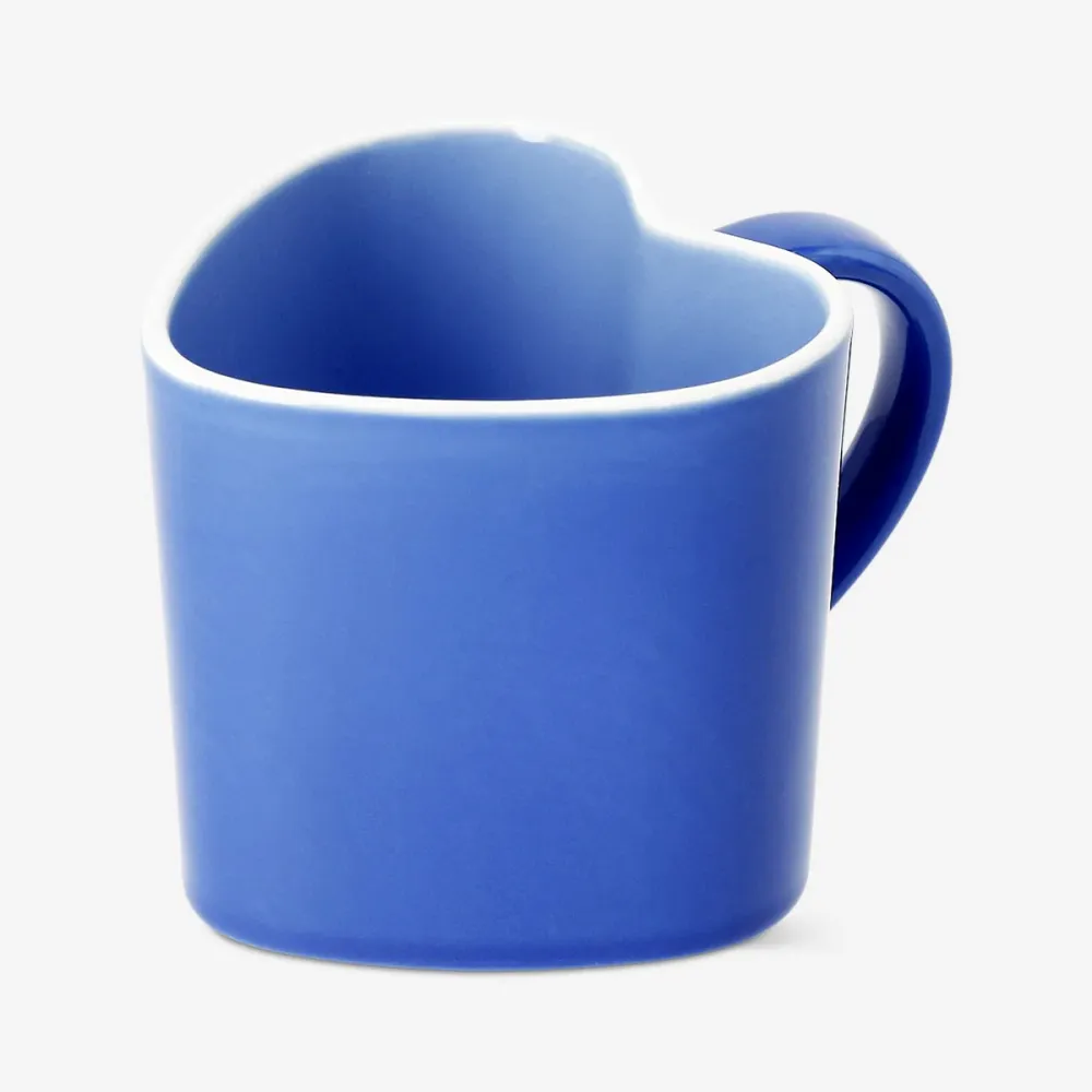 Blå hjertekrus - 330 ml