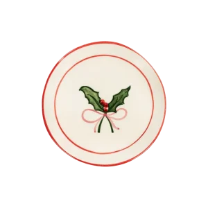 Holly Jolly Dessert tallerken - Multicolor