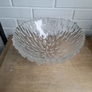 Holmegaard. Mandel, Klar skål 30 cm.