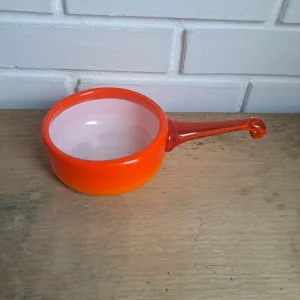 Holmegaard. Palet, Orange sildeskål 12 cm.