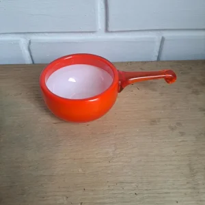 Holmegaard. Palet, Orange sildeskål 9 cm.