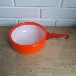 Holmegaard. Palet, Orange sildeskål 15 cm.