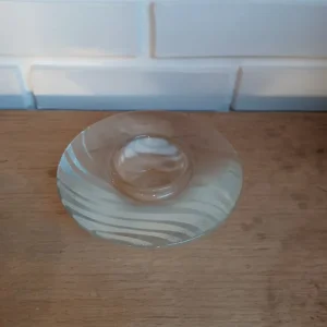Holmegaard. Skagerrak, Fyrfadsstage mat 13,5 cm.