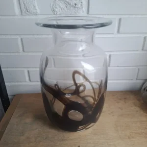 Holmegaard. Tundra, Stor vase 31 cm.