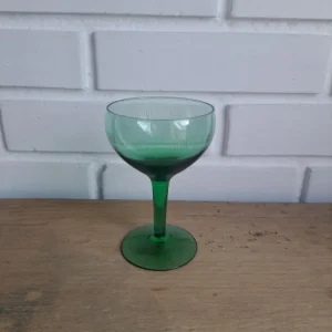 Holmegaard. Vibeholm, Hvidvin grøn 11,5 cm.