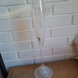 Holmegaard. Vintergæk. Vase 40 cm.