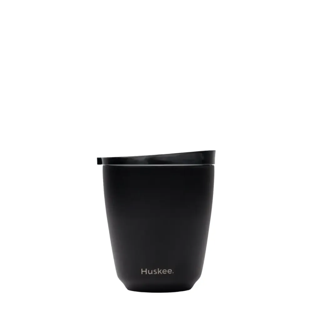 Huskee Stål krus 235 ml – holdbar kaffekop i sort