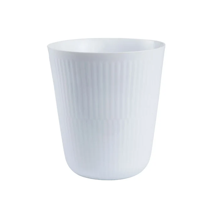 Hvid Riflet termokop - 29 cl.