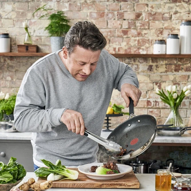 Jamie Oliver - SS Stegepandesæt (20,24,26 & 28 cm)