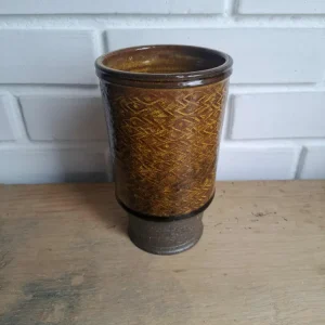 Kähler. Vase i karry 16 cm.