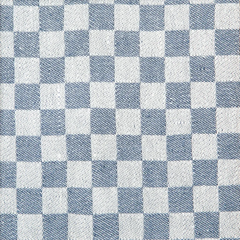 SCHACKRUTAN. Hørviskestykker 50x70cm Blaa Klässbols