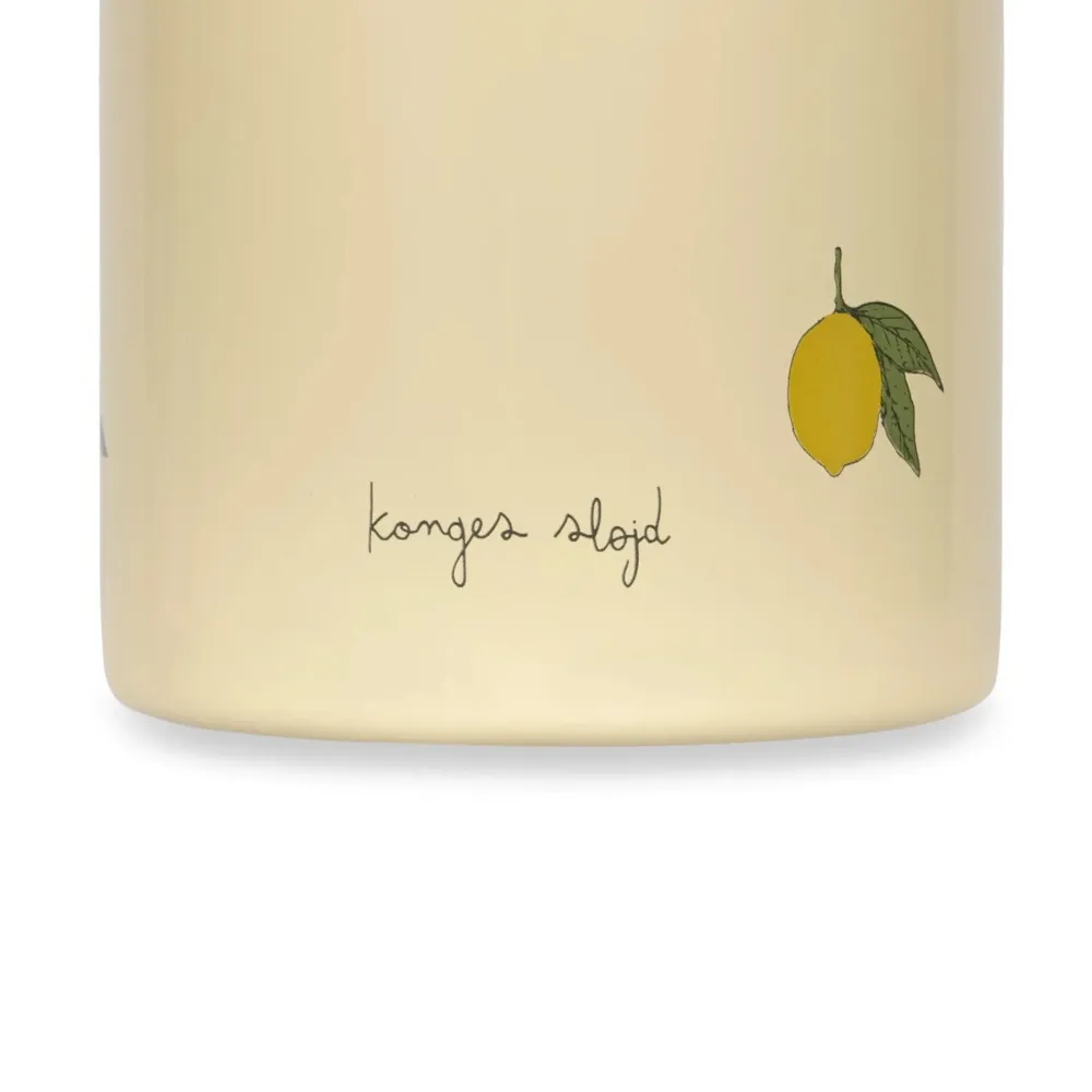 Konges Sløjd Termoflaske Lemon med to låg