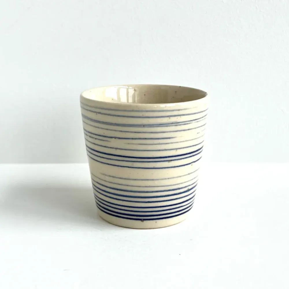 Ø-kop original / Blue Pinstripe