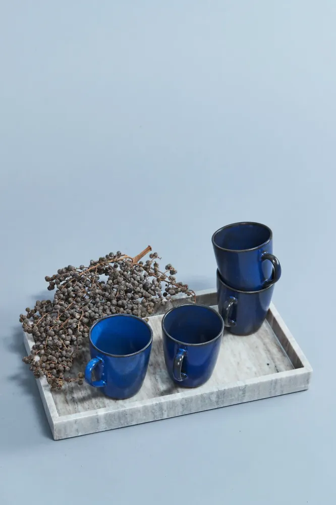Krus m/hank, Midnight blue - 35 cl.