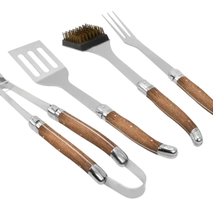 Laguiole Hâws grillsæt, Oak - 4 dele