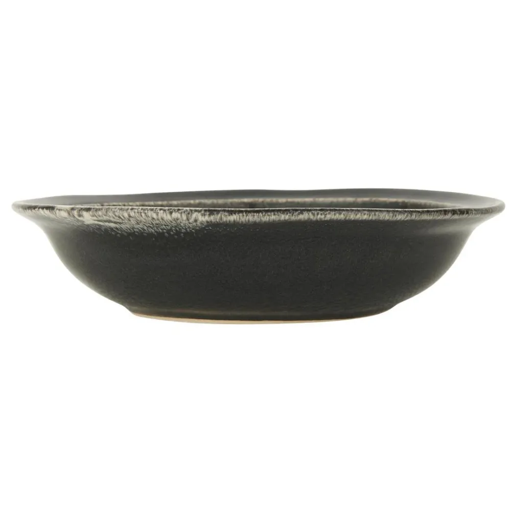 Ib Laursen - 6-Pak Dyb Tallerken Antique Black Dunes