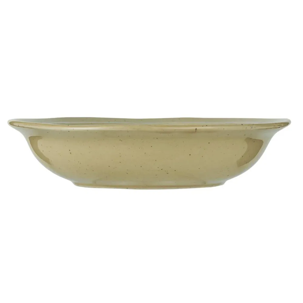 Ib Laursen - 6-Pak Dyb Tallerken Mustard Dunes