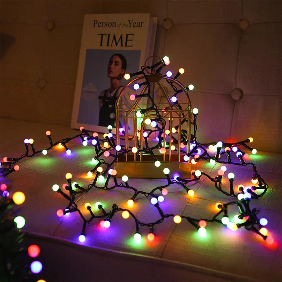LED String Lights | Waterproof Multicolor Globe Bulbs 5m