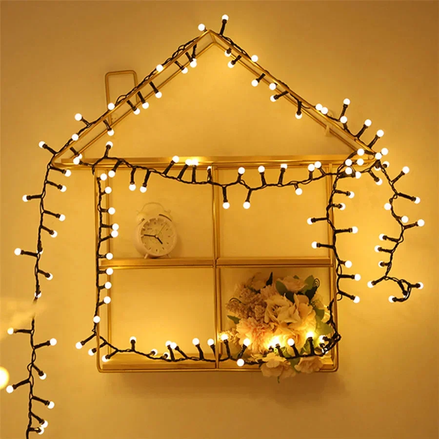 LED String Lights | Waterproof Multicolor Globe Bulbs 5m