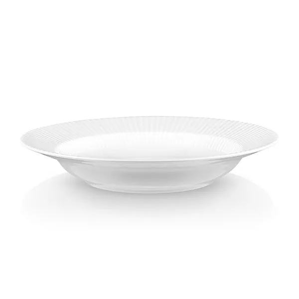 Legio Nova dyb tallerken, hvid - 25 cm.