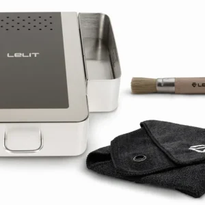 Lelit VIP tee-box/bryggeskuffe med børste og klud