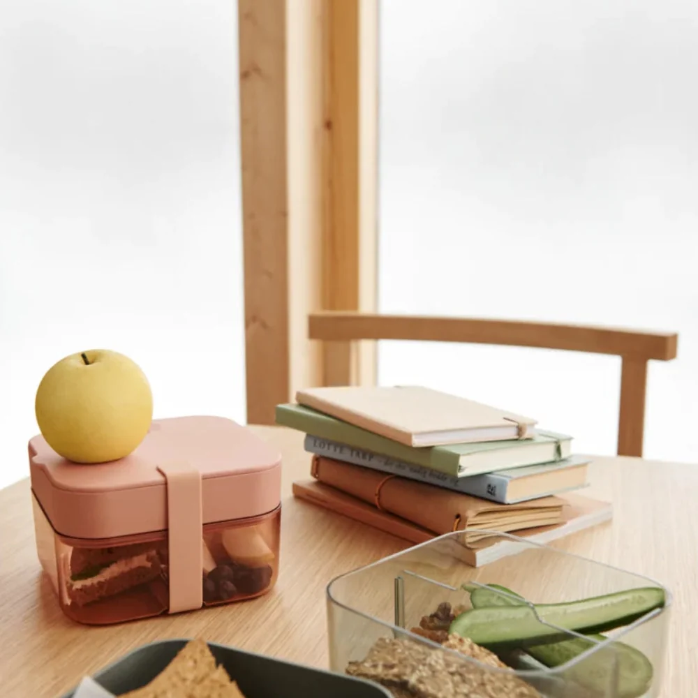 Liewood Børnelunchkasse Bento Box Tuscany rose/Dusty raspberry