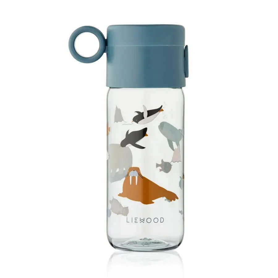 Liewood Clemence Tritan Drikkeflaske, 350 ml - Arctic Sea / Ocean View