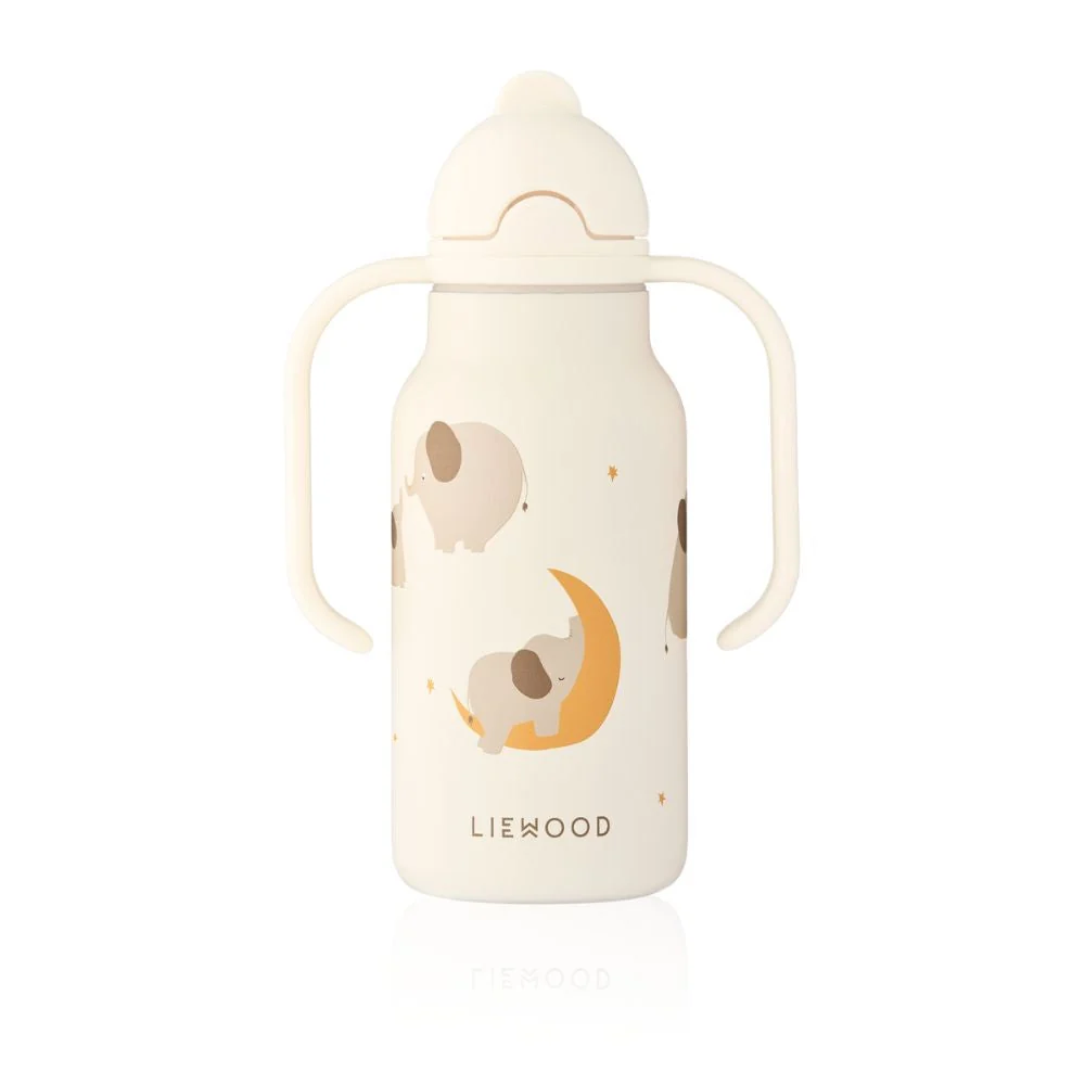 Liewood Kimmie 250 ml Elephant Creme de la creme termoflaske til babyer