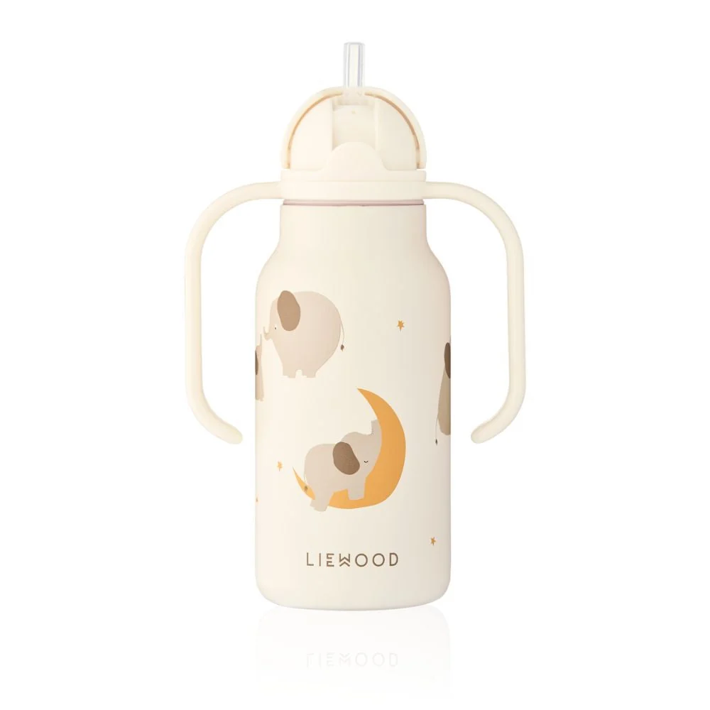 Liewood Kimmie 250 ml Elephant Creme de la creme termoflaske til babyer
