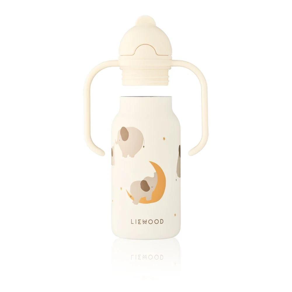 Liewood Kimmie 250 ml Elephant Creme de la creme termoflaske til babyer