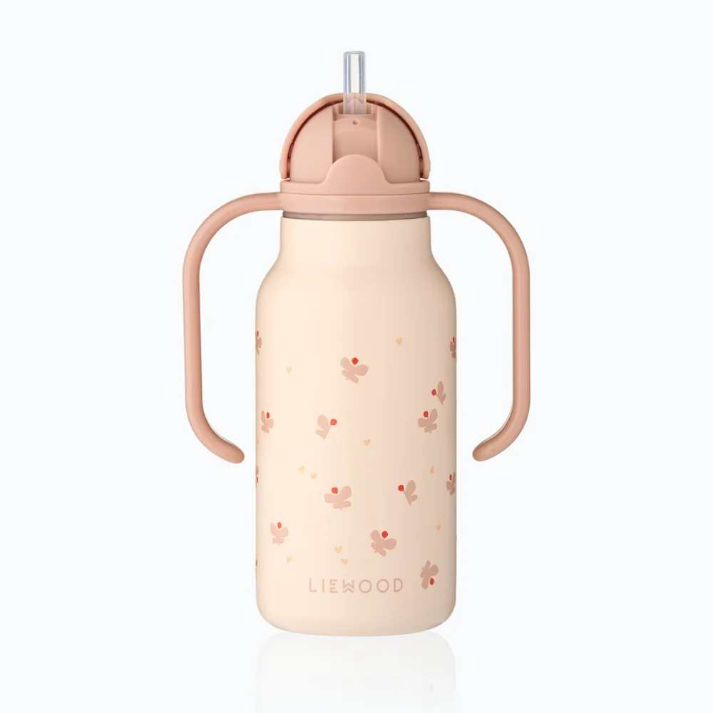 Liewood Kimmie Mini Butterfly / Apple blossom baby vandflaske 250 ml