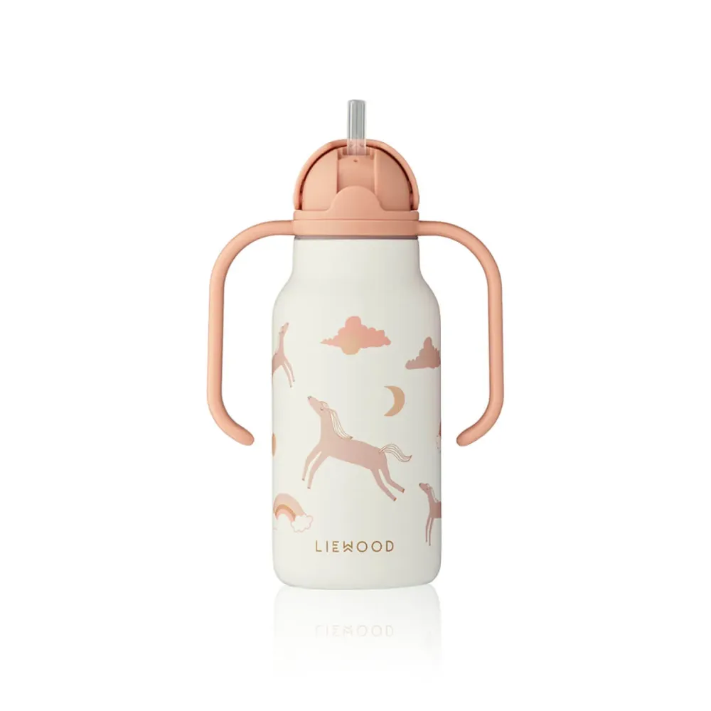 Liewood Kimmie Vandflaske, 250 ml, Dream/Ecru