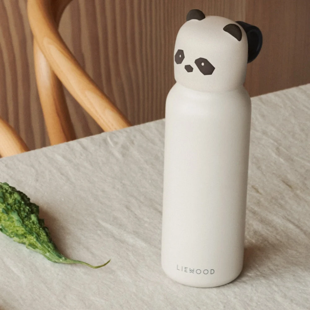 Liewood Termoflaske med pandahoved 350 ml Falk Sandy