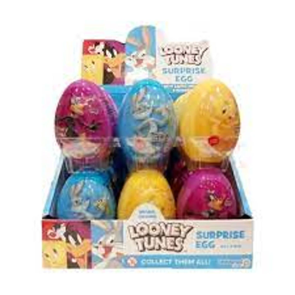Looney melodier plastikpræget æg med millioner (18x10g)