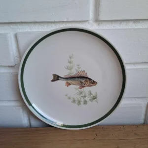 Lyngby. Fisketallerken 17 cm.
