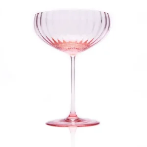 Lyon champagneglas - rosa