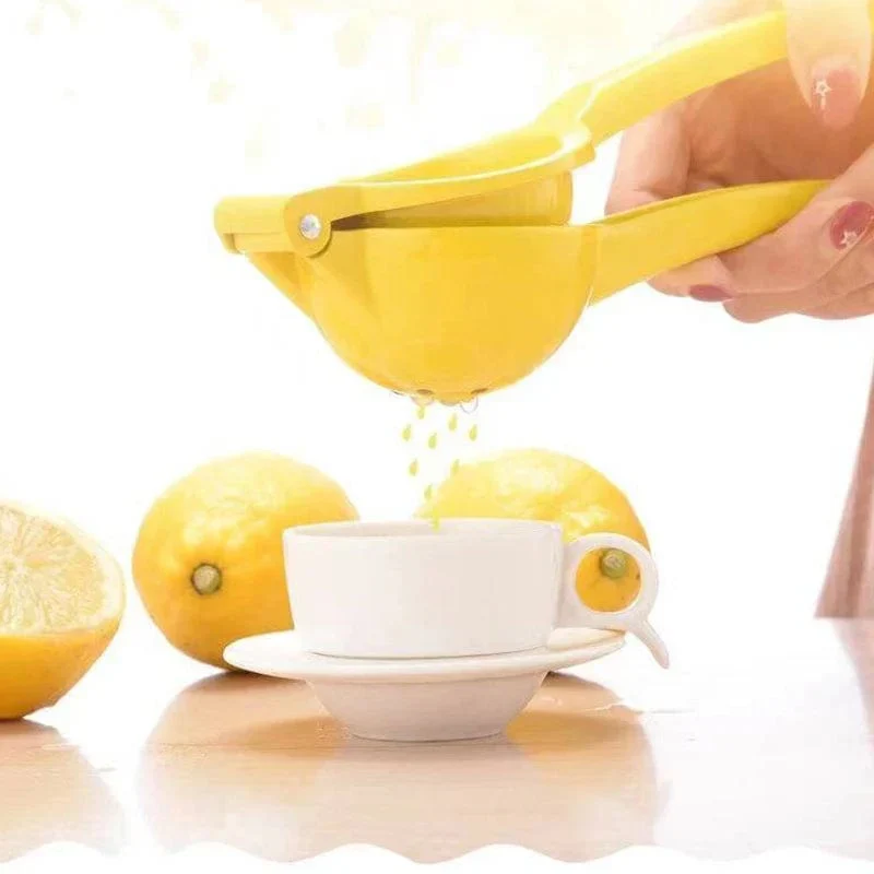 Manuel citruspresser i aluminium til citron- og appelsinsaft