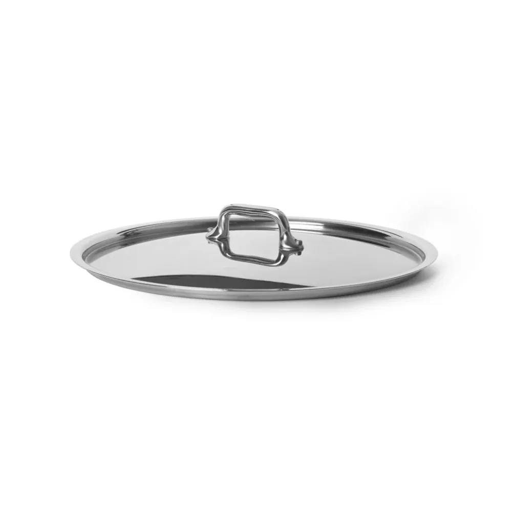 Mauviel Cook Style Låg blank stål - 14 cm