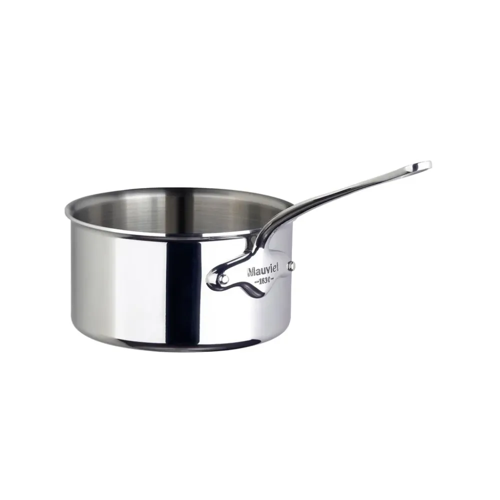 Mauviel Cook Style kasserolle blank stål - 1,7 liter, Ø16 cm